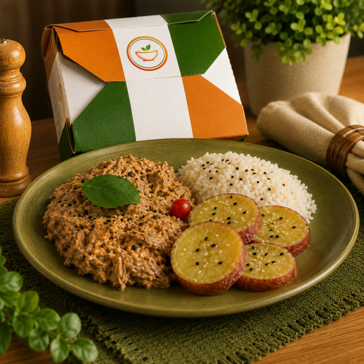 Marmita fitness com arroz, feijão, legumes e frango grelhado